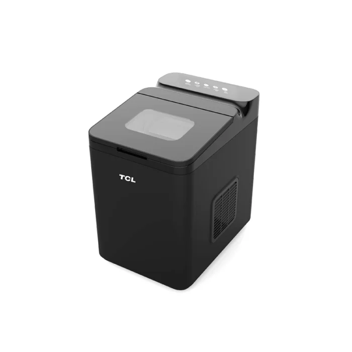 ⁦ماكينة صنع الثلج TCL منزلية – إنتاج 10-12 كجم يوميًا – 9 مكعبات في الدورة – لون أسود GSN-Z6BB⁩ - الصورة ⁦1⁩