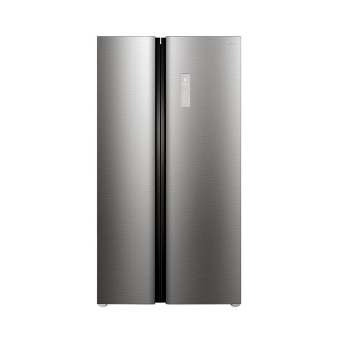 P790SBSX ثلاجة TCL دولابي بابين 21.6 قدم – 612 لتر – انفرتر – فضي Inox – موديل P790SBSS - الصورة 1