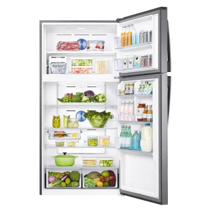 ⁦ثلاجة سامسونج بابين 20.7 قدم – إنفرتر –سعة 585 لتر – تبريد ثنائي – فضي RT58K7050SL/ZA⁩ - الصورة ⁦4⁩