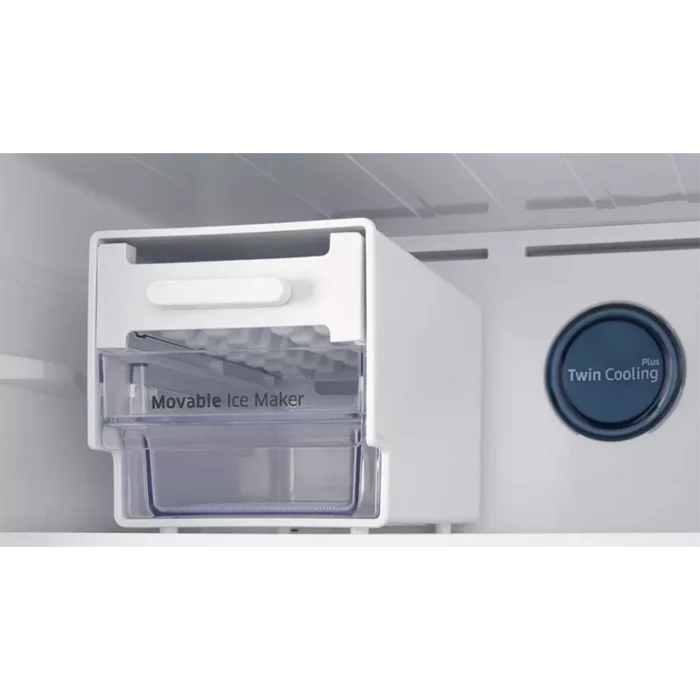 ⁦ثلاجة سامسونج بابين 20.7 قدم – إنفرتر –سعة 585 لتر – تبريد ثنائي – فضي RT58K7050SL/ZA⁩ - الصورة ⁦6⁩