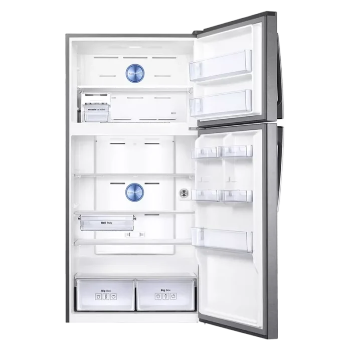 ⁦ثلاجة سامسونج بابين 20.7 قدم – إنفرتر –سعة 585 لتر – تبريد ثنائي – فضي RT58K7050SL/ZA⁩ - الصورة ⁦7⁩