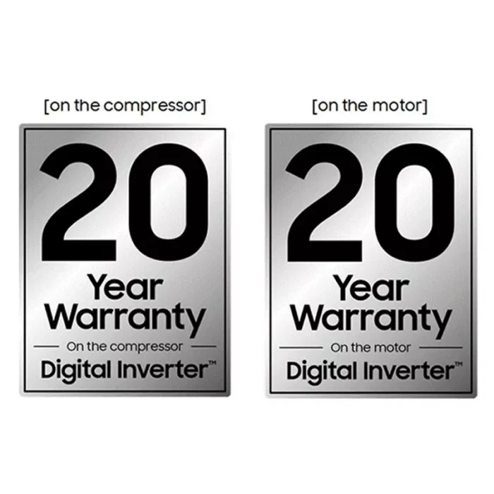 ⁦ثلاجة سامسونج بابين 20.7 قدم – إنفرتر –سعة 585 لتر – تبريد ثنائي – فضي RT58K7050SL/ZA⁩ - الصورة ⁦10⁩
