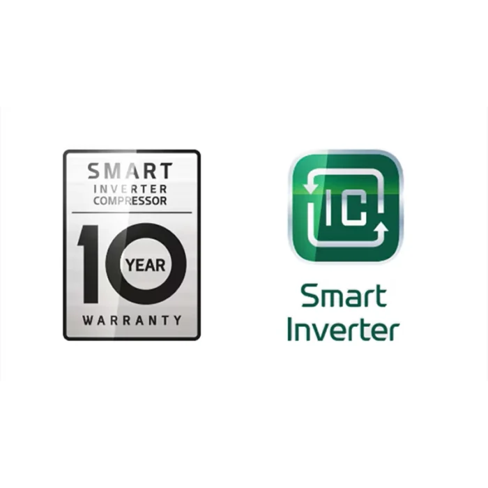 ⁦ثلاجة إل جي فريزر علوي 21.6 قدم – إنفرتر – LinearCooling – DoorCooling⁺ – فضي LT23CBBSIV⁩ - الصورة ⁦5⁩