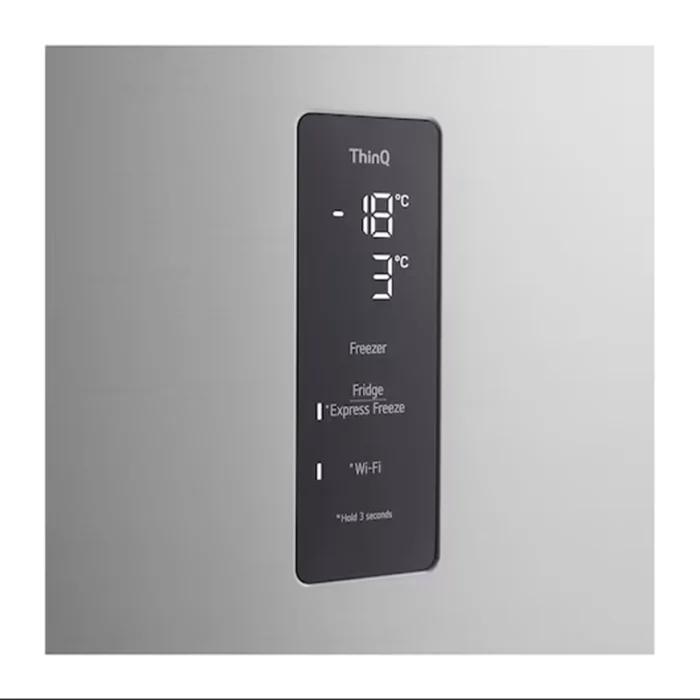 ⁦ثلاجة إل جي بابين 21.6 قدم – إنفرتر – LinearCooling – واي فاي – فضي – موديل LT23HBHSIV⁩ - الصورة ⁦8⁩