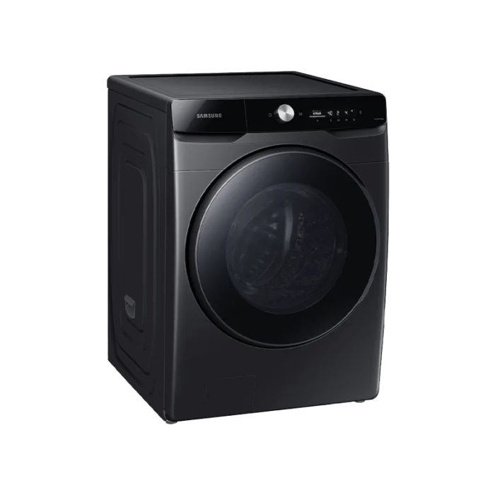 ⁦غسالة سامسونج 21 كيلو فتحة أمامية – AI Control – EcoBubble – واي فاي – أسود WF21T6500GV/YL⁩ - الصورة ⁦3⁩