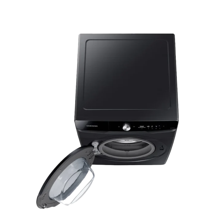 ⁦غسالة سامسونج 21 كيلو فتحة أمامية – AI Control – EcoBubble – واي فاي – أسود WF21T6500GV/YL⁩ - الصورة ⁦6⁩