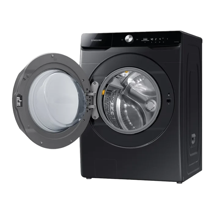 ⁦غسالة سامسونج 21 كيلو فتحة أمامية – AI Control – EcoBubble – واي فاي – أسود WF21T6500GV/YL⁩ - الصورة ⁦8⁩