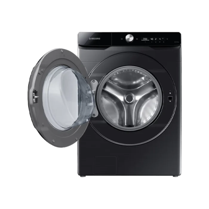 ⁦غسالة سامسونج 21 كيلو فتحة أمامية – AI Control – EcoBubble – واي فاي – أسود WF21T6500GV/YL⁩ - الصورة ⁦9⁩