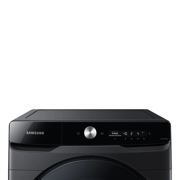 ⁦غسالة سامسونج 21 كيلو فتحة أمامية – AI Control – EcoBubble – واي فاي – أسود WF21T6500GV/YL⁩ - الصورة ⁦10⁩