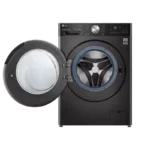 ⁦غسالة إل جي أوتوماتيك أمامية 12 كغ أسود استيل – LG Vivace AI DD + TurboWash + Steam+⁩ - الصورة ⁦2⁩