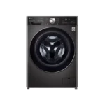 غسالة إل جي أوتوماتيك أمامية 12 كغ أسود استيل – LG Vivace AI DD + TurboWash + Steam+