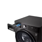 ⁦غسالة إل جي أوتوماتيك أمامية 12 كغ أسود استيل – LG Vivace AI DD + TurboWash + Steam+⁩ - الصورة ⁦5⁩