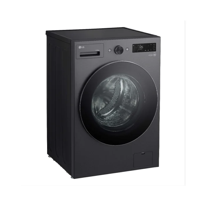 ⁦غسالة ونشافة LG أمامية 15 كغ غسيل / 8 كغ تنشيف – AI DD™ – TurboWash 360 – بخار – أسود – موديل WSN1508BMT⁩ - الصورة ⁦2⁩