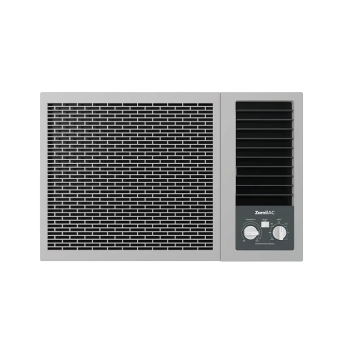 ⁦مكيف شباك الزامل 24 ألف وحدة – حار بارد – روتري – تبريد فعلي 21600 BTU ZHP24CREFMKHW⁩ - الصورة ⁦1⁩