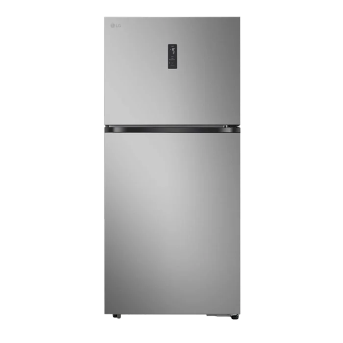 lg_top_freezer_refrigerator_21.6_l_inverter_silver_-_lt23hbhsiv_1_ ثلاجة إل جي بابين 21.6 قدم – إنفرتر – LinearCooling – واي فاي – فضي – موديل LT23HBHSIV - الصورة 1