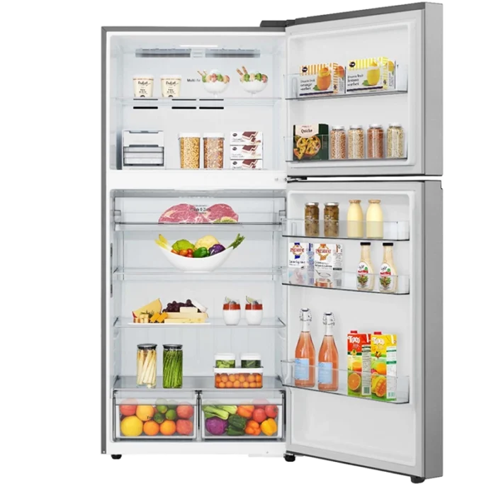 ⁦ثلاجة إل جي بابين 21.6 قدم – إنفرتر – LinearCooling – واي فاي – فضي – موديل LT23HBHSIV⁩ - الصورة ⁦3⁩