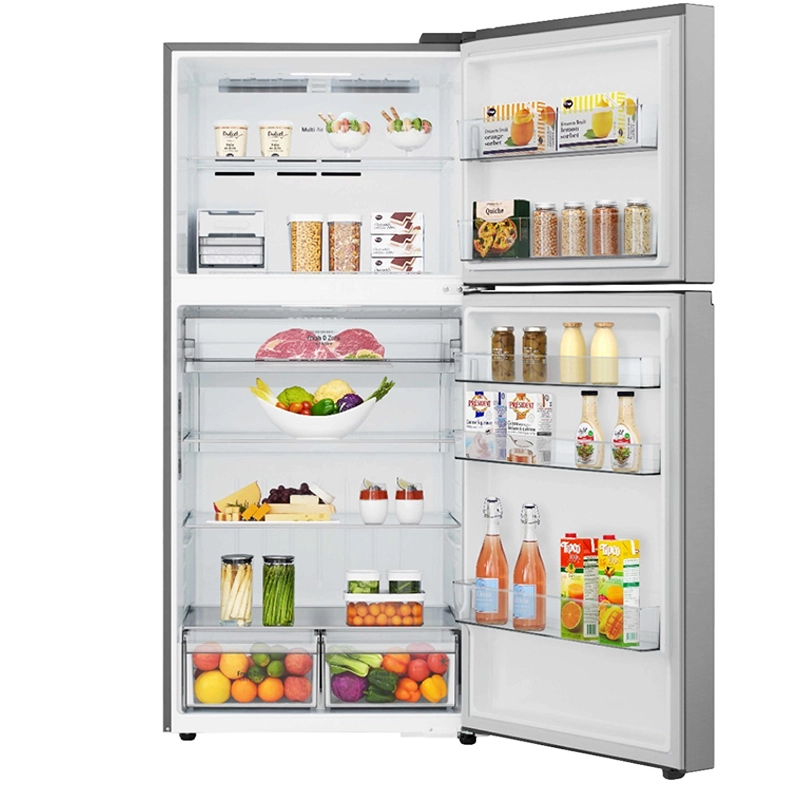 ⁦ثلاجة إل جي بابين 21.6 قدم – إنفرتر – LinearCooling – واي فاي – فضي – موديل LT23HBHSIV⁩ - الصورة ⁦3⁩