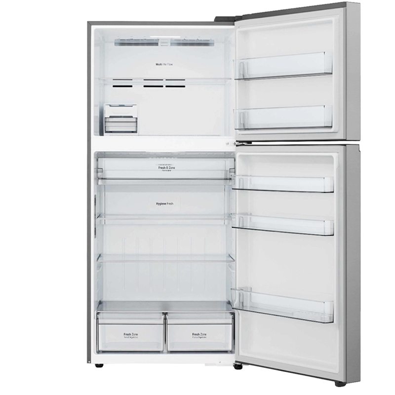 ⁦ثلاجة إل جي بابين 21.6 قدم – إنفرتر – LinearCooling – واي فاي – فضي – موديل LT23HBHSIV⁩ - الصورة ⁦4⁩