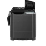 ⁦غسالة إل جي حوضين 8 كغ أسود – LG WTT0807OM (صنع في الهند)⁩ - الصورة ⁦4⁩