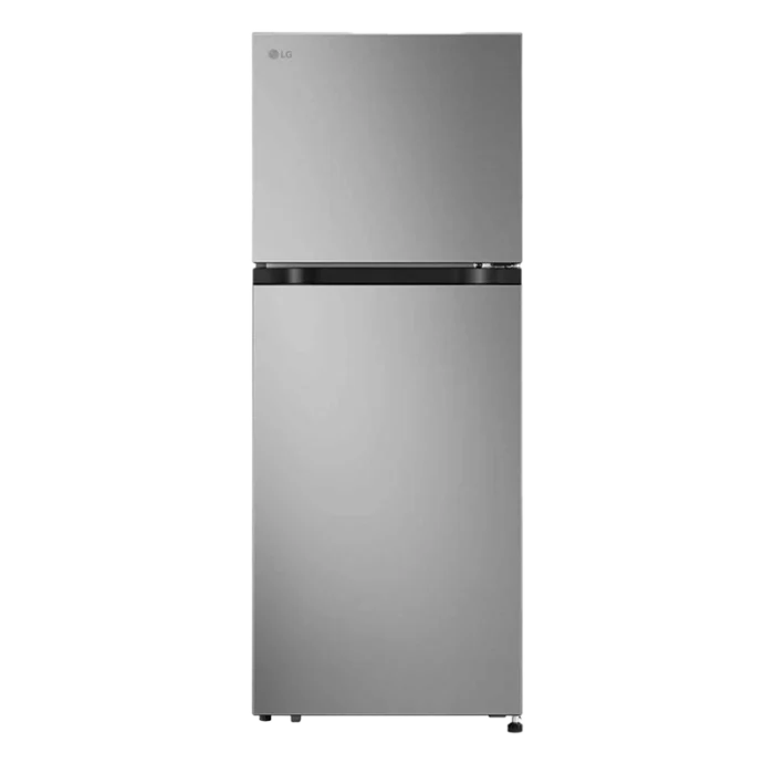 ⁦ثلاجة إل جي فريزر علوي 21.6 قدم – إنفرتر – LinearCooling – DoorCooling⁺ – فضي LT23CBBSIV⁩ - الصورة ⁦1⁩