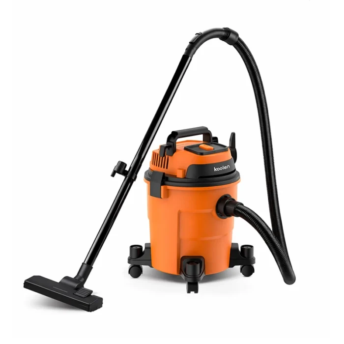 ⁦مكنسة كولن برميل 20 لتر – شفط جاف ورطب 1600 واط – أسود وبرتقالي – 806101009⁩ - الصورة ⁦1⁩