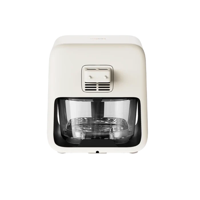 ⁦قلاية هوائية كولن بسلة زجاجية 4 لتر – 1200 واط – أبيض – 816102025⁩ - الصورة ⁦2⁩