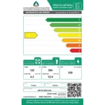 ⁦ثلاجة أريستون بابين 16.8 قدم – إنفرتر – نو فروست – واي فاي – فضي – ART70F6502XSA⁩ - الصورة ⁦4⁩