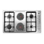 موقد بلت إن كلفيناتور غاز + كهرباء – 86 سم – ستانلس ستيل – KRBH-ASCLHPO-1942/X