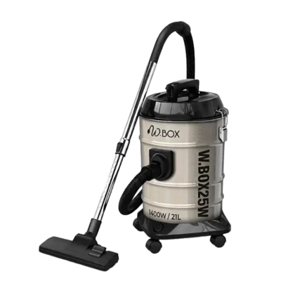 مكنسة برميل W.BOX سعة 21 لتر – 1400 واط – أوف وايت – RM-DVC21A