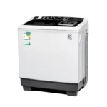 ⁦غسالة ميديا حوضين 10 كجم مع تنشيف – موتور عالي الكفاءة - TW100ADN1⁩ - الصورة ⁦2⁩