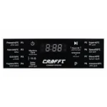 ⁦غسالة صحون كرافت 13 مكان، 8 برامج، تجفيف ، شاشة رقمية، قفل أمان، لون أبيض – CDWS8P13PS2RW⁩ - الصورة ⁦2⁩