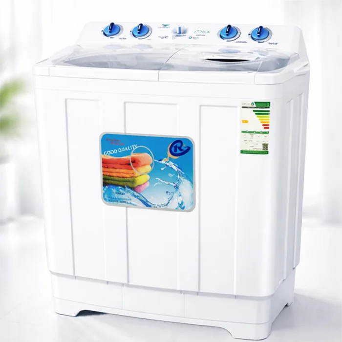 ⁦غسالة W.BOX حوضين 10 كجم – أبيض – WB12TTW⁩ - الصورة ⁦2⁩