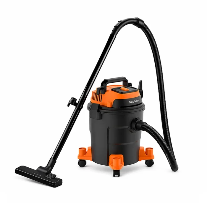 ⁦مكنسة كولن برميل 20 لتر – شفط جاف ورطب 1600 واط – أسود وبرتقالي – 806101010⁩ - الصورة ⁦1⁩