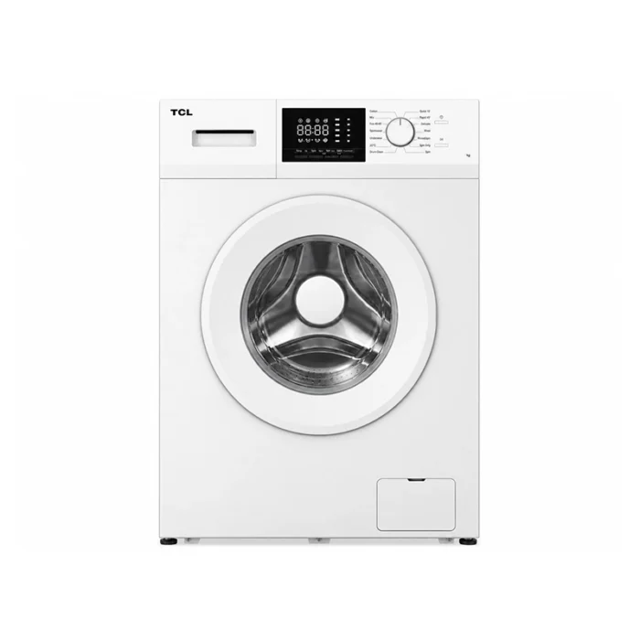 twf60-1 غسالة TCL تحميل أمامي 6 كيلو – 12 برنامج أبيض موديل F60-M10303DA - الصورة 1