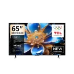 شاشة تي سي إل 65 بوصة QLED 4K سمارت Google TV – Dolby Atmos – موديل 65T6D