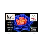 شاشة تي سي إل 65 بوصة QLED 4K سمارت Google TV – Dolby Atmos – موديل 65T6D