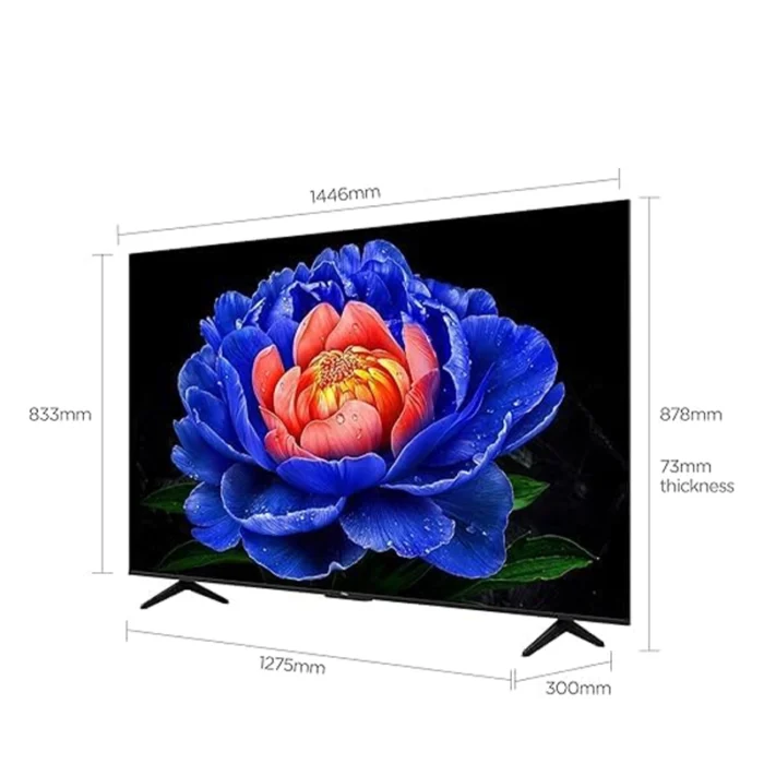 ⁦شاشة تي سي إل 65 بوصة QLED 4K سمارت Google TV – Dolby Atmos – موديل 65T6D⁩ - الصورة ⁦4⁩