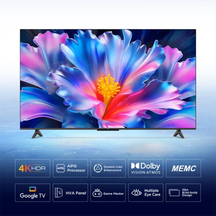 ⁦شاشة تي سي إل 75 بوصة 4K UHD سمارت – Direct LED – موديل 75P6L⁩ - الصورة ⁦2⁩