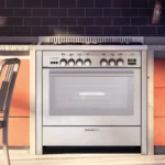 ⁦فرن جليم غاز 90×60 سم – 5 شعلات – مروحة – قلاية هوائية Air Fryer – باب ثلاثي الزجاج – HT967GIFSMFAF⁩ - الصورة ⁦12⁩