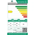 ⁦ثلاجة كولن 10.6 قدم – 300 لتر – بخار – فضي – موديل 811103006⁩ - الصورة ⁦2⁩