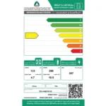 ⁦ثلاجة تي سي لل15.2 قدم 4 أبواب 431 لتر – فريزر سفلي – Dual Inverter – تحكم إلكتروني – لون فضي TRC-P460YB1XS⁩ - الصورة ⁦6⁩