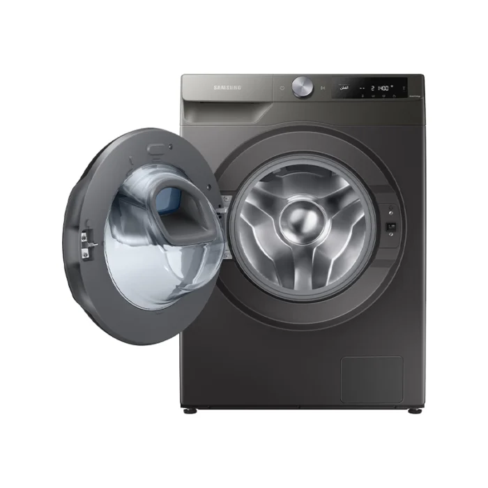 ⁦غسالة ونشافة سامسونج WD90T654DBN/YL – سعة 9 كجم غسيل / 6 كجم تجفيف – EcoBubble – AddWash – ذكاء اصطناعي – 1400 دورة⁩ - الصورة ⁦8⁩