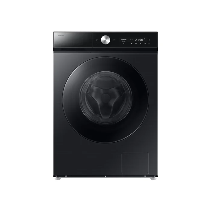 ⁦غسالة سامسونج تحميل أمامي 9 كجم – أسود – AI EcoBubble – QuickDrive – WiFi – بخار – 1400 دورة- WW90DB8U94GBYL⁩ - الصورة ⁦1⁩