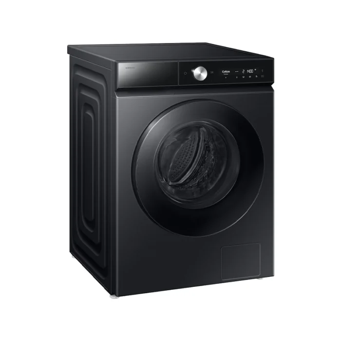 ⁦غسالة سامسونج تحميل أمامي 9 كجم – أسود – AI EcoBubble – QuickDrive – WiFi – بخار – 1400 دورة- WW90DB8U94GBYL⁩ - الصورة ⁦3⁩