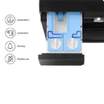 ⁦غسالة سامسونج تحميل أمامي 9 كجم – أسود – AI EcoBubble – QuickDrive – WiFi – بخار – 1400 دورة- WW90DB8U94GBYL⁩ - الصورة ⁦8⁩