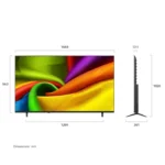 ⁦تلفزيون LG NANO 4K AI NU84 سمارت 75 بوصة 4K UHD – Nano Detail Enhancer – AI Hub – webOS – موديل 75NU840B6LA⁩ - الصورة ⁦2⁩