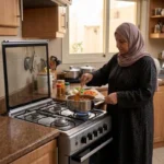 فرن وموقد غاز فريش BM5555 – 4 شعلات – 55×75 سم – ستانلس ستيل – إشعال ذاتي - الصورة 3