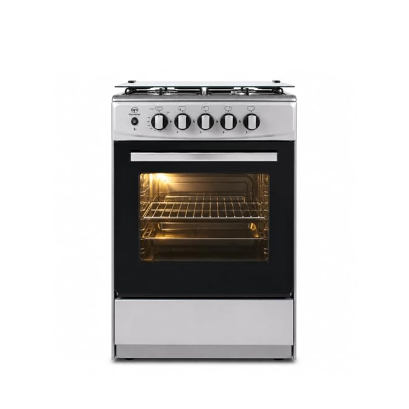BM5555 فرن وموقد غاز فريش BM5555 – 4 شعلات – 55×75 سم – ستانلس ستيل – إشعال ذاتي - الصورة 1