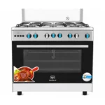 فرن غاز جنرال BM6090 – 2 شعلات – 60×90 سم – ستانلس ستيل – أمان كامل وإشعال ذاتي