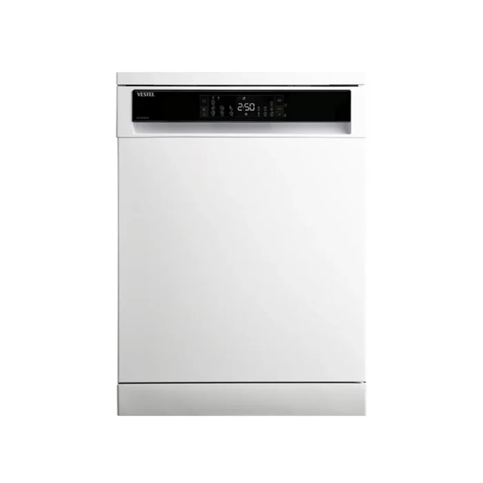 DWA227B0W غسالة صحون فيستل 12 مكان – 7 برامج – فتح تلقائي للتجفيف – شاشة LED – أبيض – DWA227B0W - الصورة 1